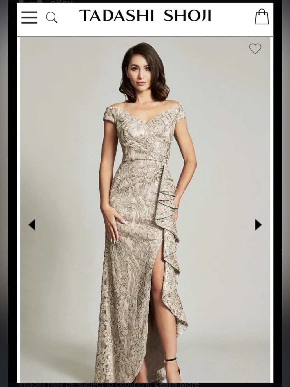 Tadashi Shoji Gown
